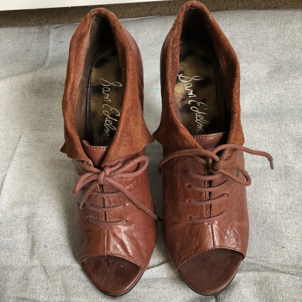 Sam Edelman Wedge Peep Toe Heels